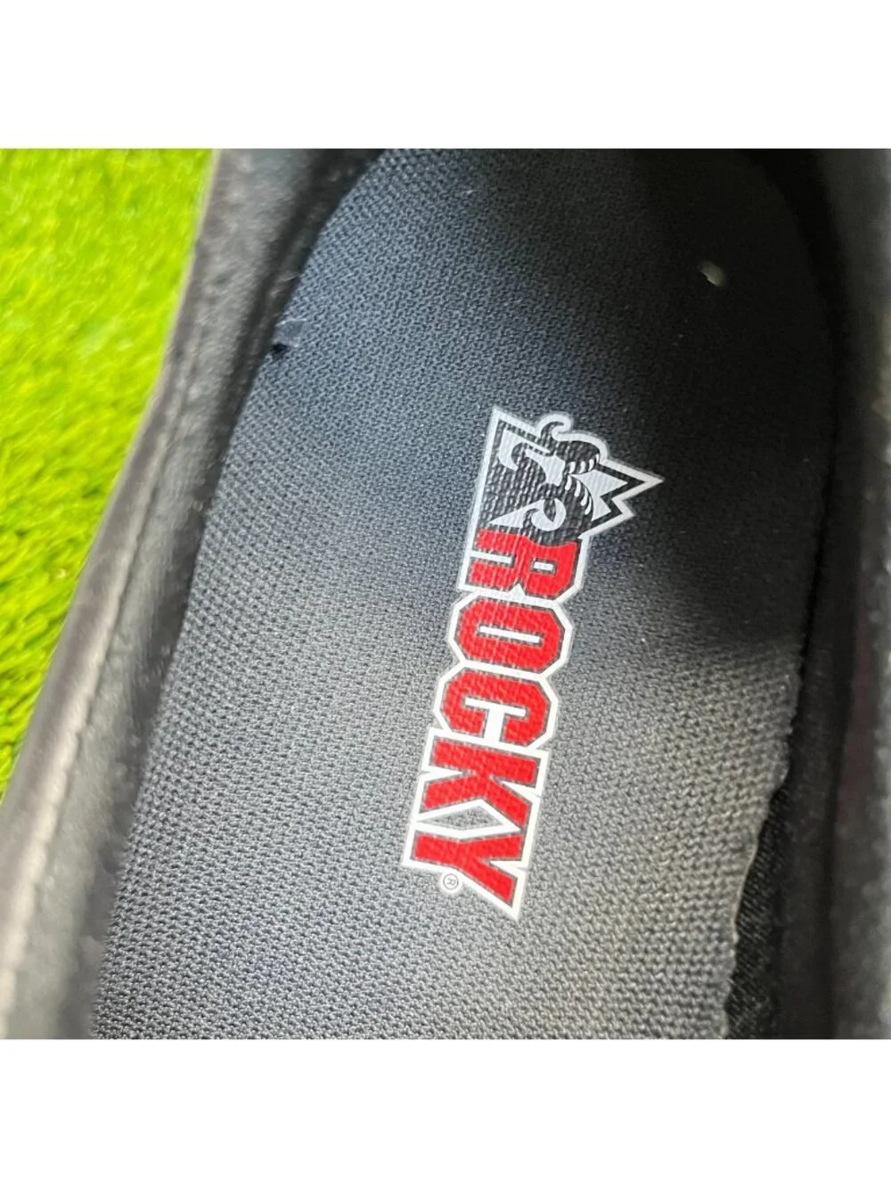 Rocky Postal TMC 5101 Mens Size 9 Black Leather Slip Resistant Oxford Shoes
